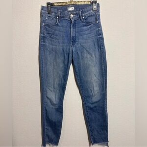🌸👖Mother Jeans👖🌸The Stunner Zip Ankle Zip Fray High Rise Size 26 Style# 1451